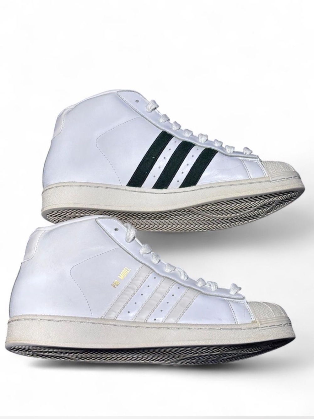 VINTAGE ADIDAS PRO MODEL SHELL TOP SNEAKERS 11 MEN